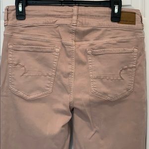 American Eagle blush High-Rise Jegging